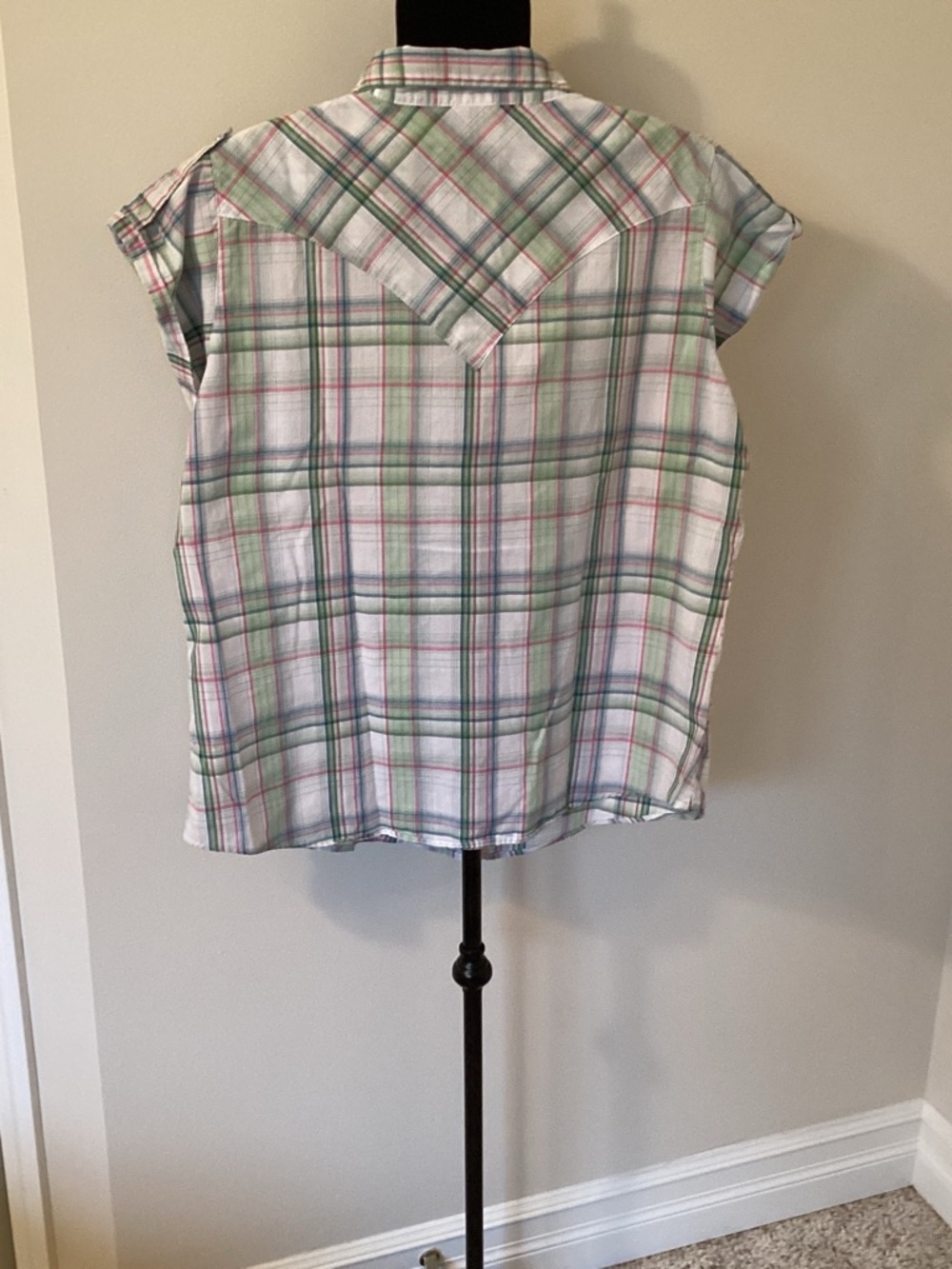 Wrangler Y2K western plaid shirt - Picture 2 of 8